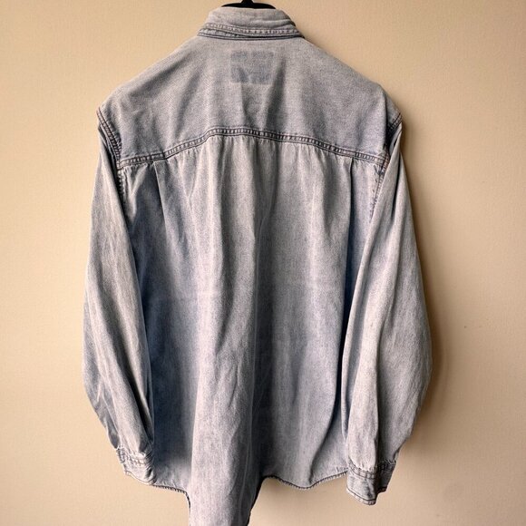 Vintage Levi’s Orange Tab Cotton Long Sleeve Denim Shirt - Picture 4 of 10